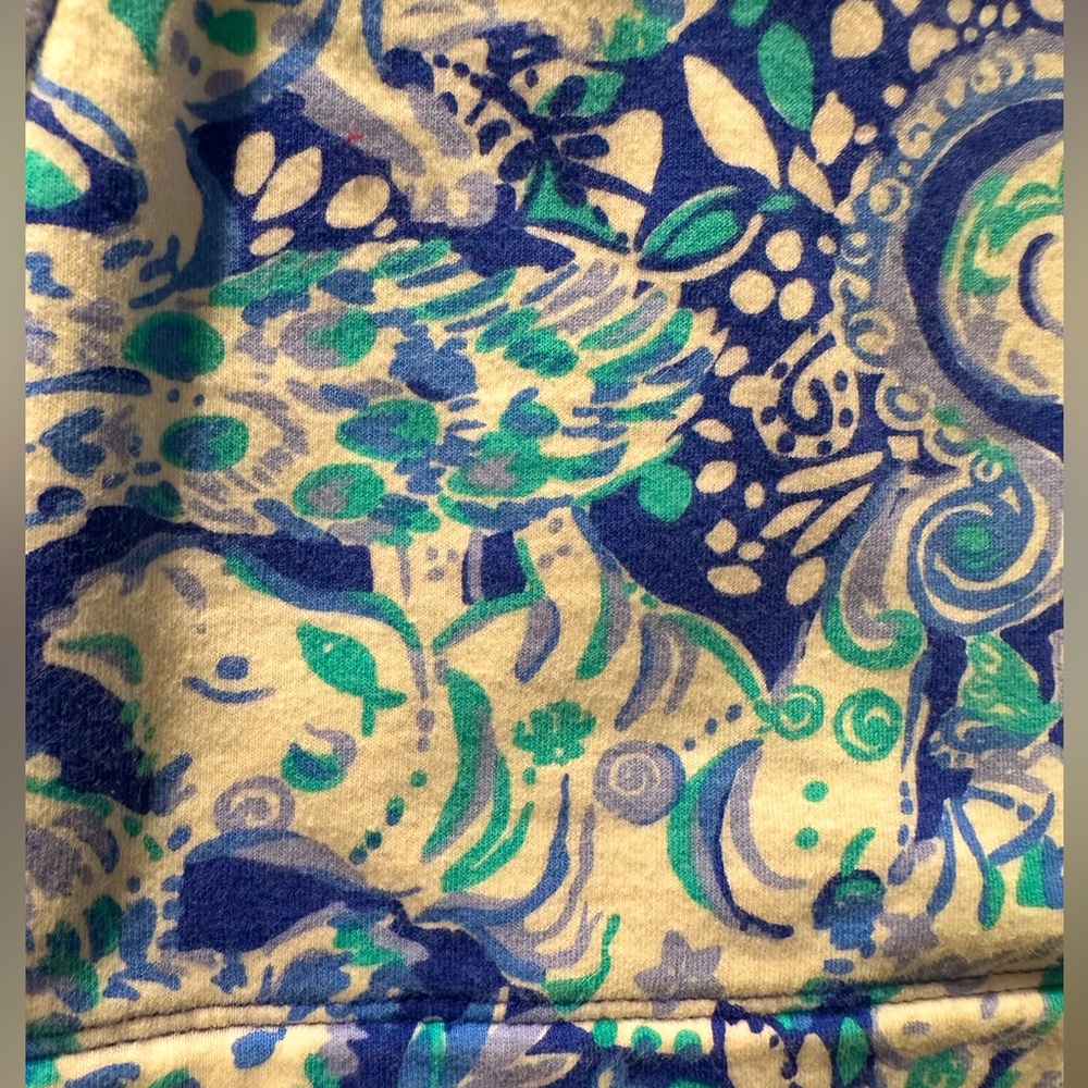 Lily Pulitzer 1/2 zip skipper popover.